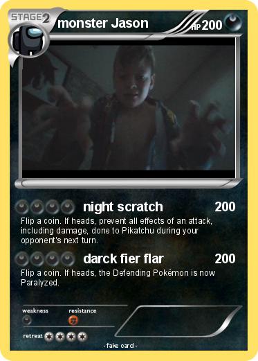 Pokemon monster Jason