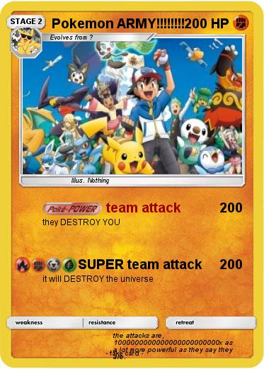 Pokemon Pokemon ARMY!!!!!!!!