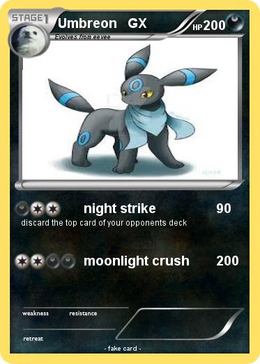 Pokemon Umbreon   GX