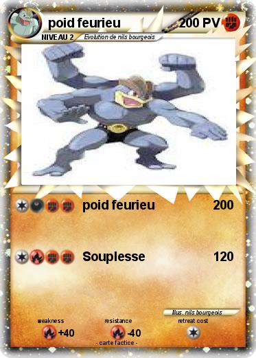 Pokemon poid feurieu