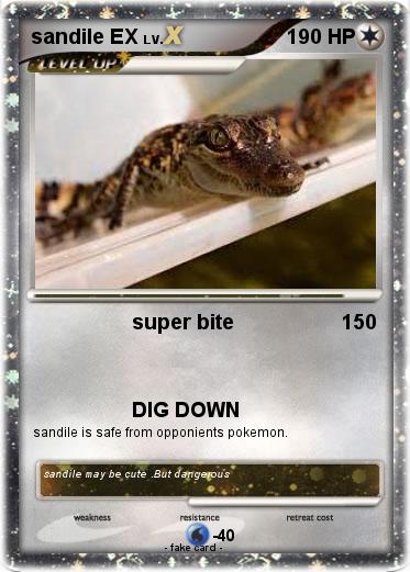 Pokemon sandile EX