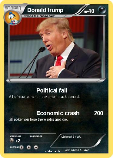 Pokemon Donald trump