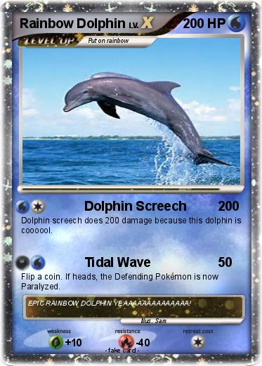 Pokemon Rainbow Dolphin