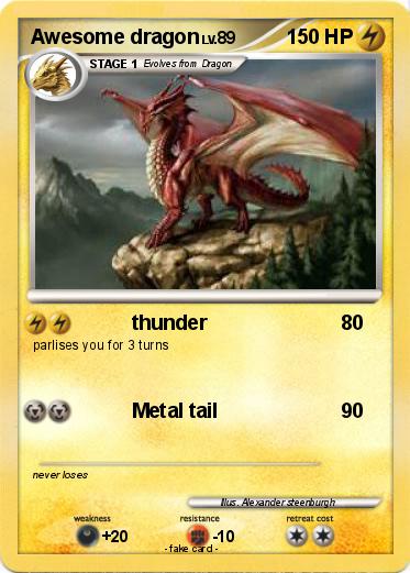 Pokemon Awesome dragon