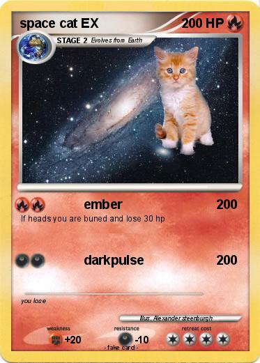 Pokemon space cat EX