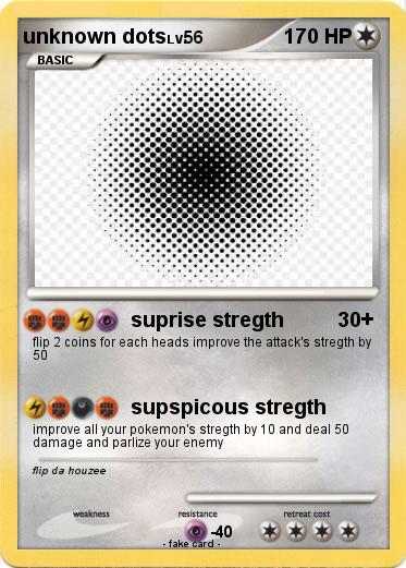 Pokemon unknown dots