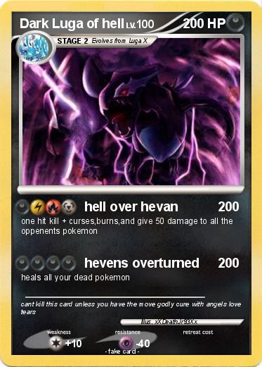 Pokemon Dark Luga of hell