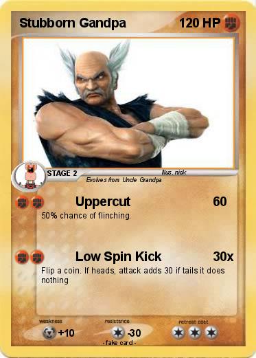 Pokemon Stubborn Gandpa