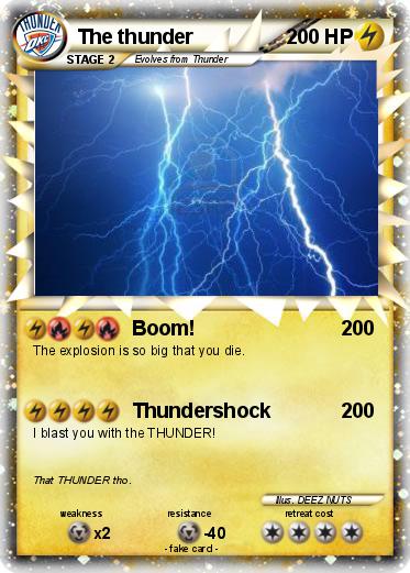 Pokemon The thunder