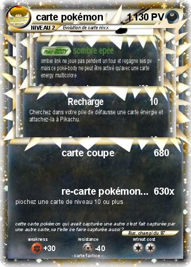 Pokemon carte pokémon         1