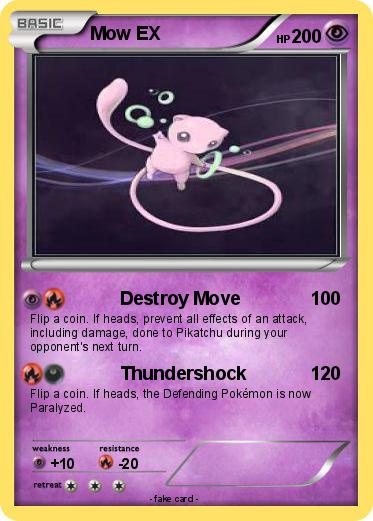 Pokemon Mow EX