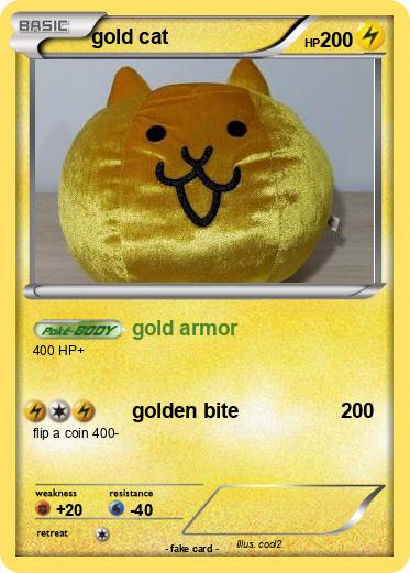 Pokemon gold cat