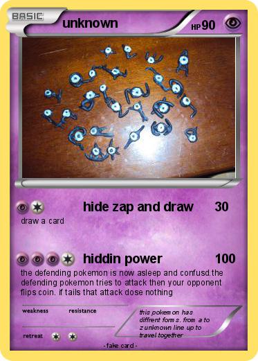 Pokemon unknown