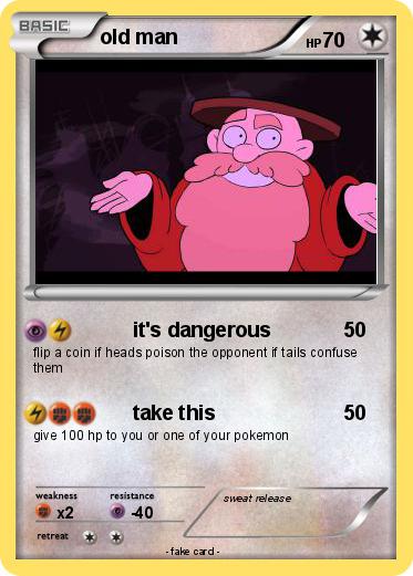 Pokemon old man