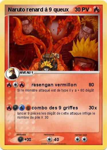 Pokemon Naruto renard à 9 queux