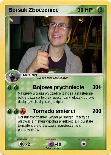Pokemon Borsuk Zboczeniec