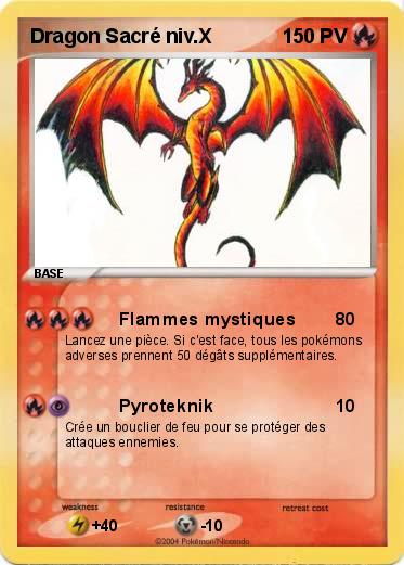 Pokemon Dragon Sacré niv.X