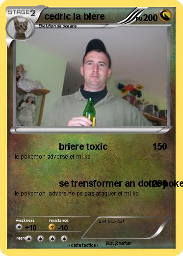 Pokemon cedric la biere