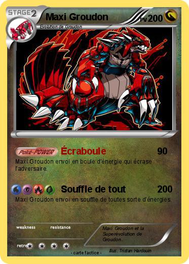 Pokemon Maxi Groudon