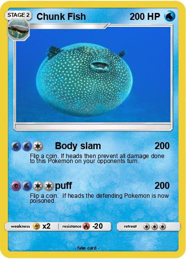 Pokemon Chunk Fish
