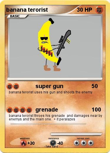 Pokemon banana terorist