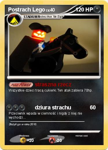 Pokemon Postrach Lego