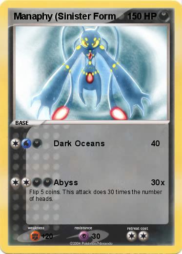Pokemon Manaphy (Sinister Form