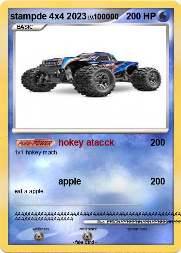 Pokemon stampde 4x4 2023