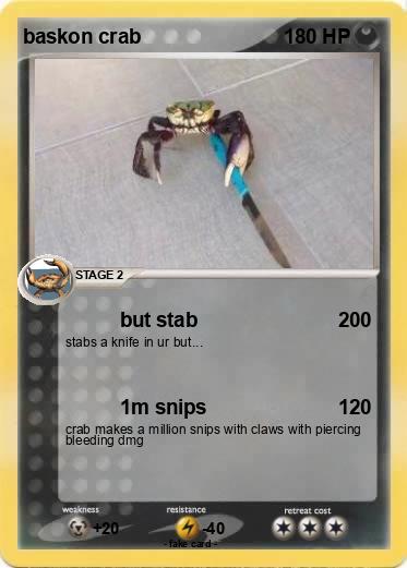 Pokemon baskon crab