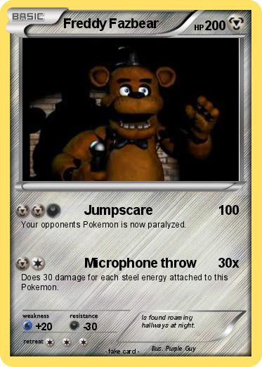 Pokemon Freddy Fazbear