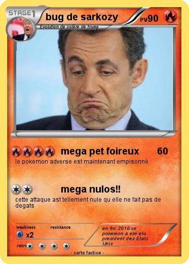 Pokemon bug de sarkozy