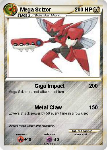 Pokemon Mega Scizor