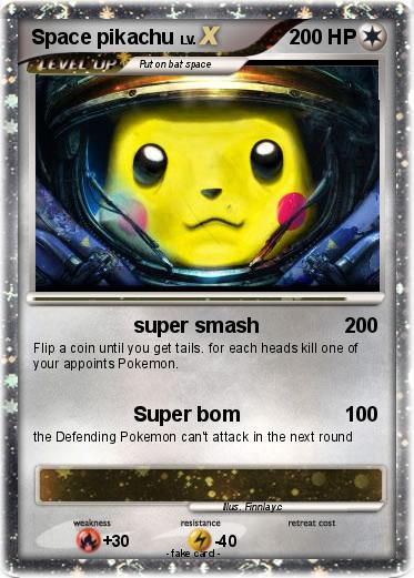 Pokemon Space pikachu
