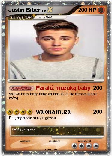 Pokemon Justin Biber