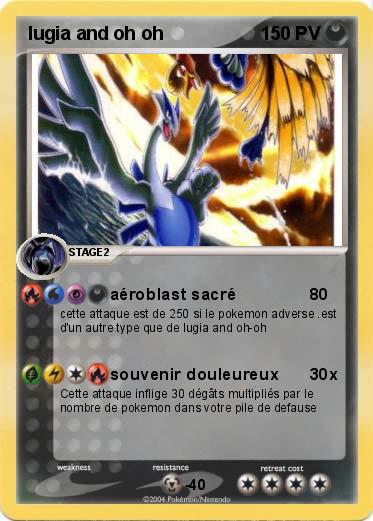Pokemon lugia and oh oh