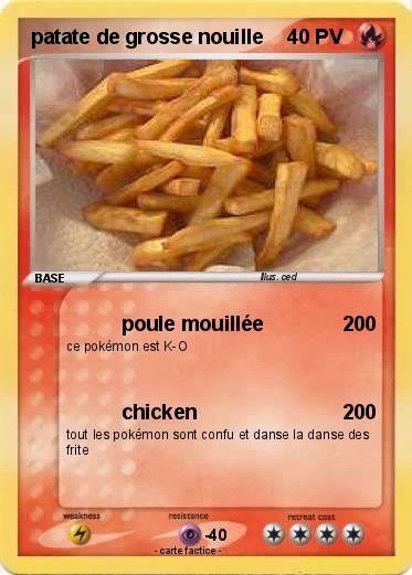 Pokemon patate de grosse nouille