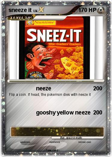 Pokemon sneeze it