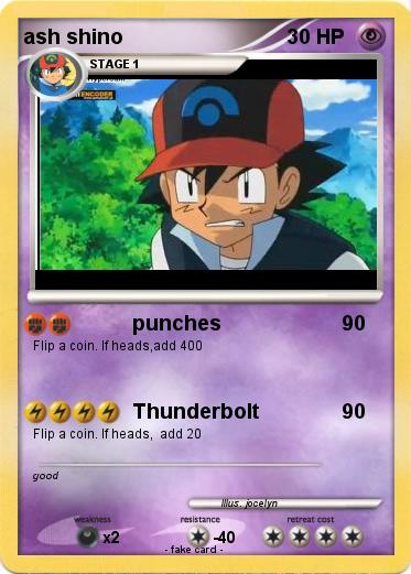 Pokemon ash shino