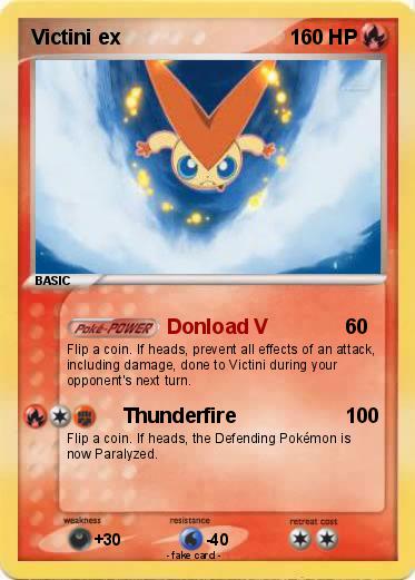 Pokemon Victini ex