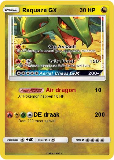 Pokemon Raquaza GX