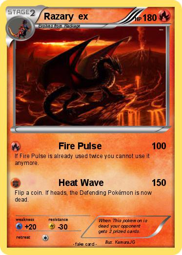 Pokemon Razary  ex