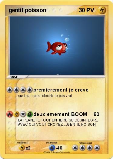 Pokemon gentil poisson