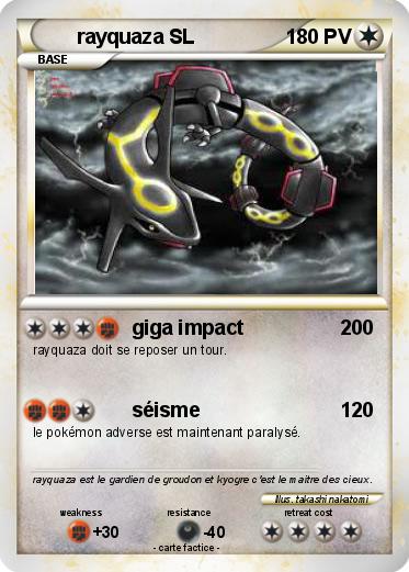 Pokemon rayquaza SL