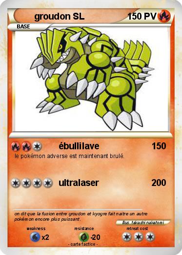 Pokemon groudon SL