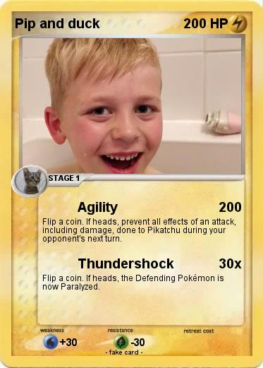 Pokemon Pip and duck