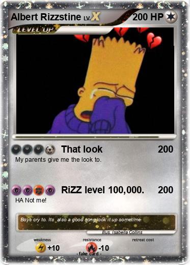 Pokemon Albert Rizzstine