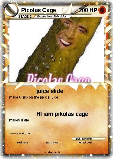 Pokemon Picolas Cage