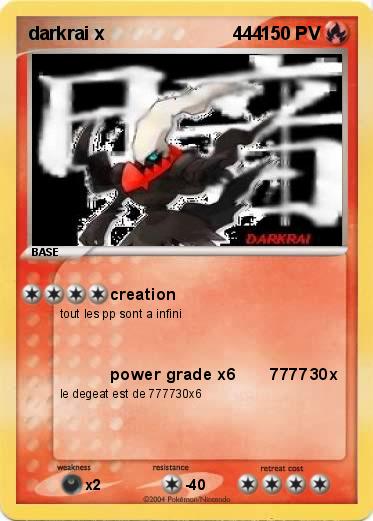Pokemon darkrai x                         444