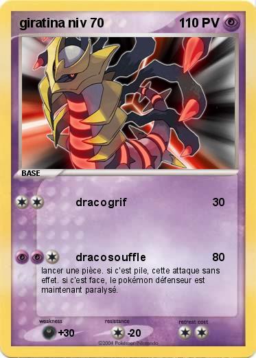 Pokemon giratina niv 70