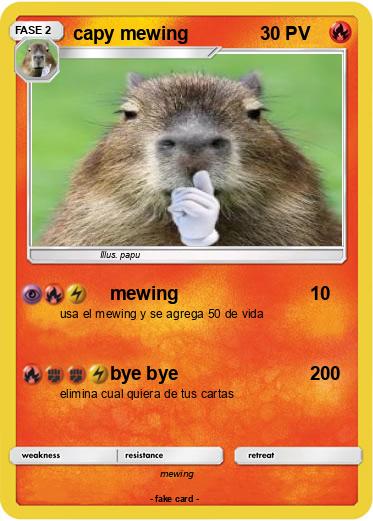 Pokemon capy mewing